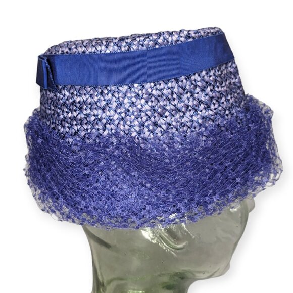 Vintage Luci Puci Blue/Purple Hat - Picture 1 of 10